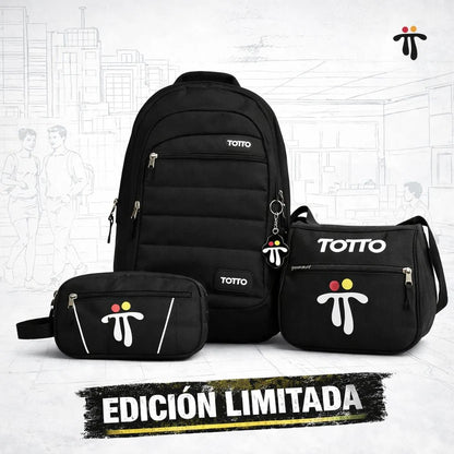 MORRAL TOTTO + GRATIS LONCHERA Y CARTUCHERA