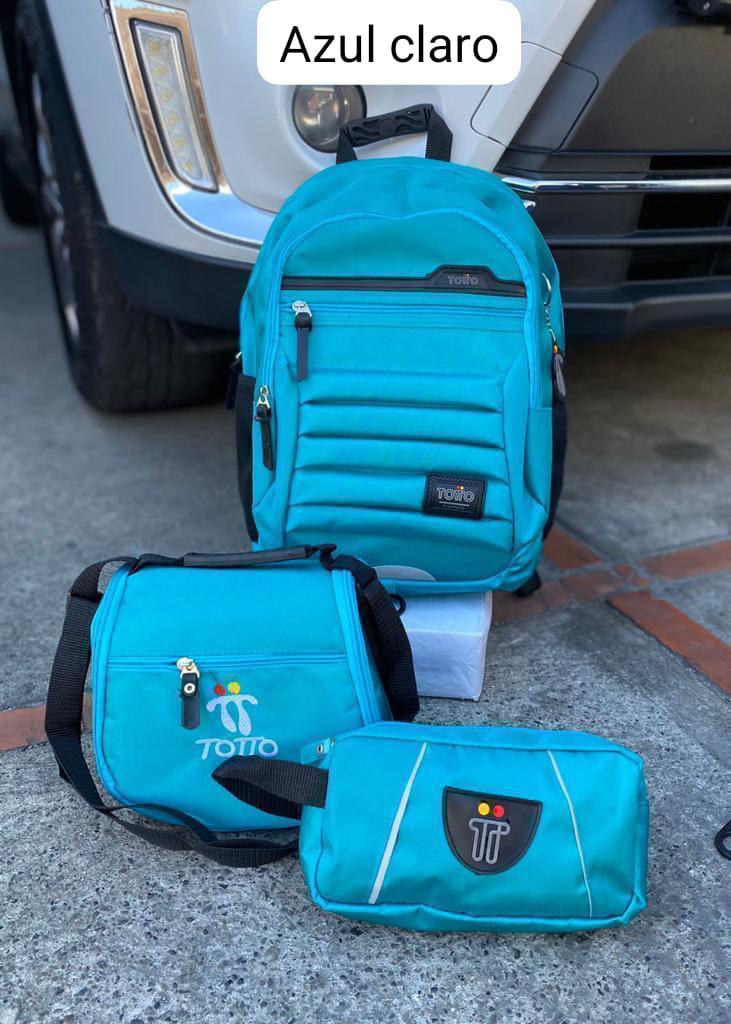 MORRAL TOTTO + GRATIS LONCHERA Y CARTUCHERA