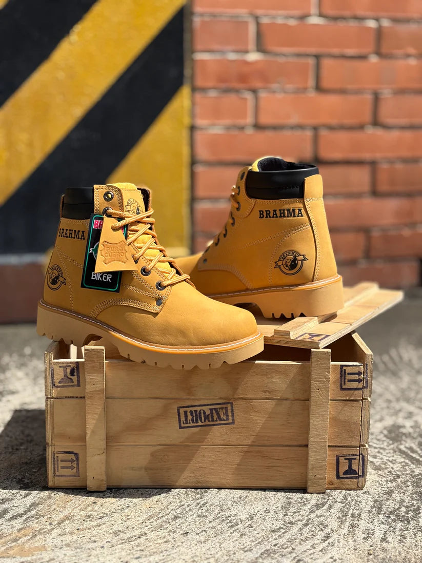 BOTA BRAHMA CLASICA CUERO ⚜️