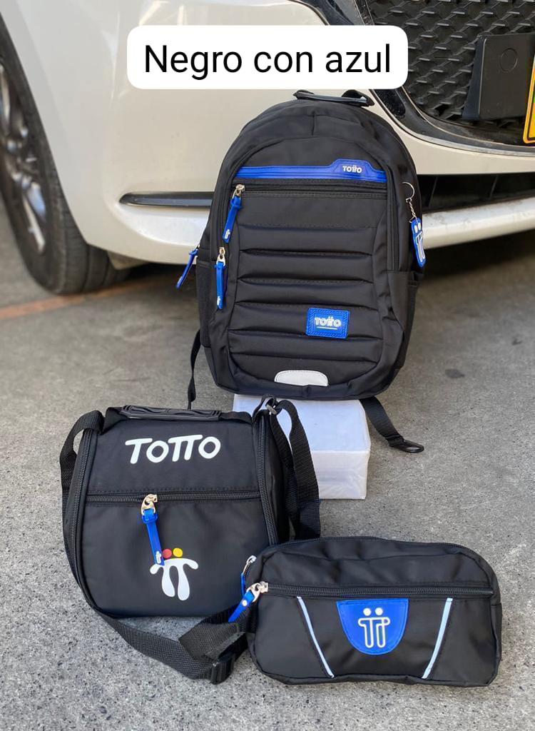 MORRAL TOTTO + GRATIS LONCHERA Y CARTUCHERA