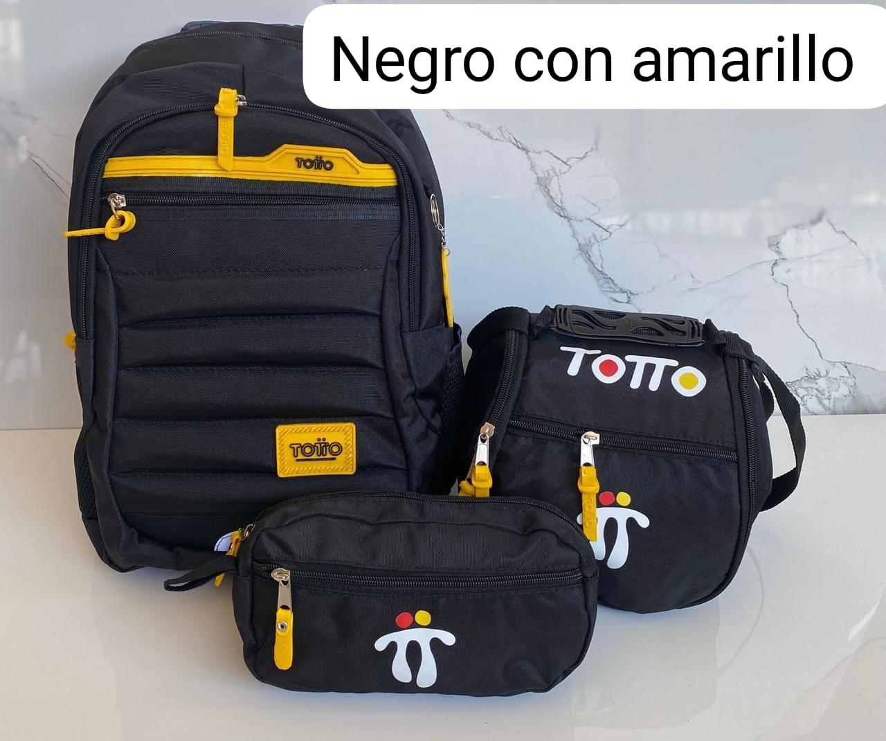 MORRAL TOTTO + GRATIS LONCHERA Y CARTUCHERA