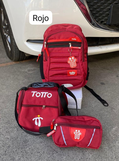 MORRAL TOTTO + GRATIS LONCHERA Y CARTUCHERA